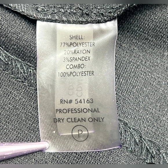 Calvin Klein Light Tan Beige and Black Dress Size 8 - Picture 7 of 11